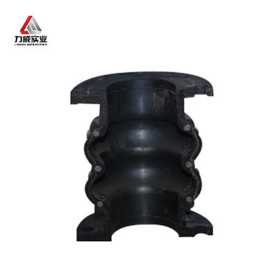 ASME Double Ball Flexible Rubber Expansion Joint Flanged Expansion Bellows DN350 PN6 با استفاده از لوله های دوگانه انعطاف پذیر لاستیکی