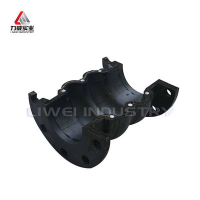 2 اینچ 1 اینچ دو کره انعطاف پذیر مفصل لاستیکی برای اتصال لوله بدون درز