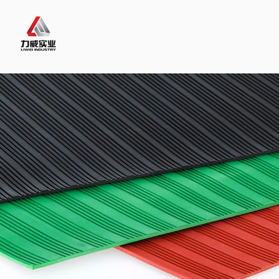 پد عایق ولتاژ بالا اتاق توزیع برق 10KV فرش صفحه لاستیکی 3/5/8mm پد لاستیکی عایق
