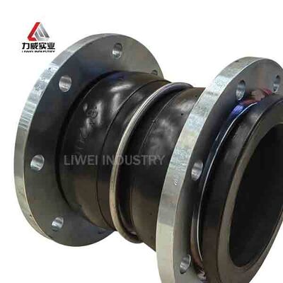 محدوده دما -40 درجه سانتیگراد تا 120 درجه سانتیگراد دو کره ای انعطاف پذیر مفصل لاستیکی عمر طولانی OEM پشتیبانی سفارشی