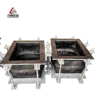 جبران کننده لاستیکی انعطاف پذیر غیر فلزی طراحی شده برای جذب لرزش و جبران گسترش حرارتی در کاربردهای لوله کشی