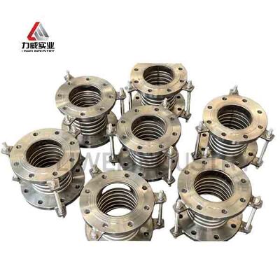 انعطاف پذیری زاویه ای دمپر ارتعاش فلزی طراحی شده برای محدوده دمای منفی 40 درجه سانتیگراد تا 550 درجه سانتیگراد کار سنگین