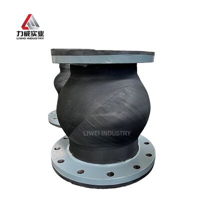 نصب آسان تک کروی اتصال لاستیکی منعطف نوع پیچ و مهره ای محدوده دمایی منهای 15 تا 80 درجه سانتیگراد با دوام برای سیستم های مکانیکی